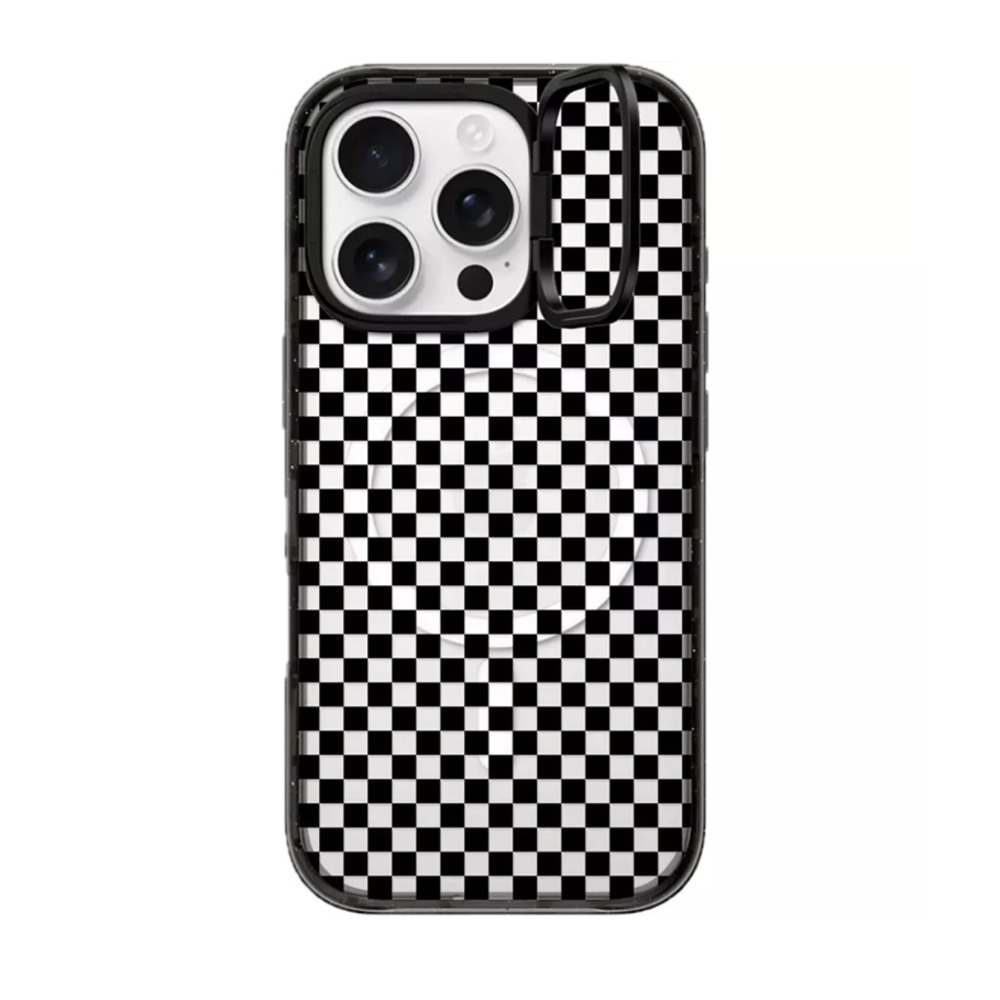 Casetify Impact Ring Stand Checkered Phone Case 16 Pro